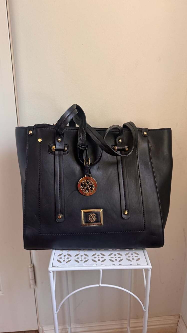 CXL by Christian Lacroix Black Tote Bag